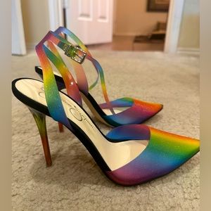 Rainbow Heels